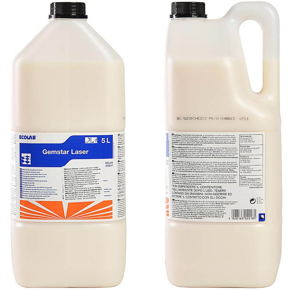 Ecolab Gemstar Laser 5 LT - Islak Görünümlü Sert Polimer Bazlı Cila