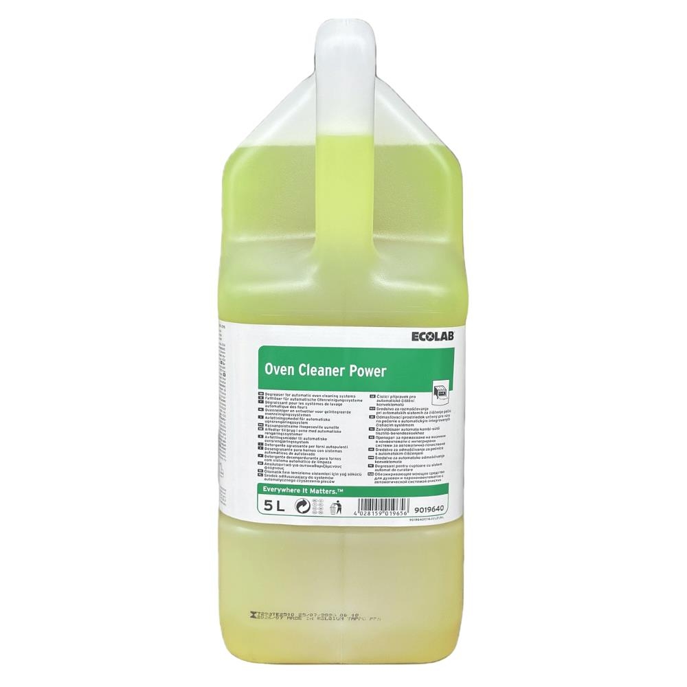 Ecolab Oven Cleaner Power - Süper Konsantre, Alkali Temizleme ve Yağ Çözme Ürünü