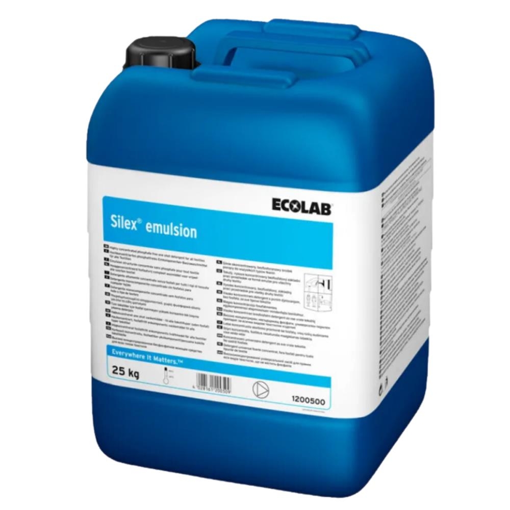 Ecolab Silex Emulsion - Tekstille İçin Fosfat İçermeyen  Yüksek Konsantre Tek Başına Yıkama Deterjanı