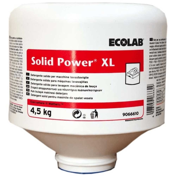 Ecolab Solid Power XL - Yenilikçi, Süper Konsantre Katı Bulaşık Makinesi Deterjanı - Eco