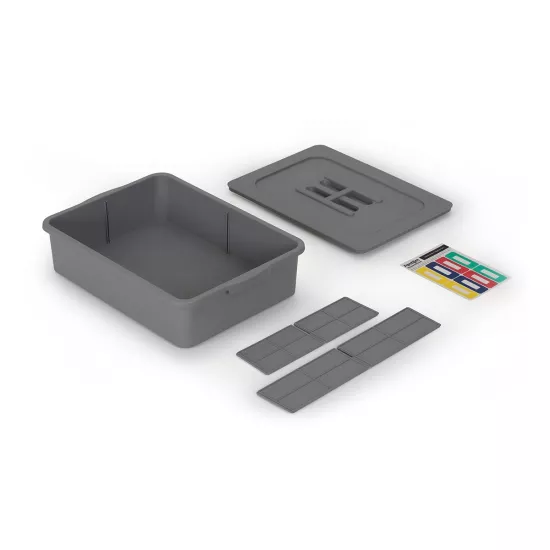 Procart Cks 630C - Temizlik Arabası Çekmece Seti 18 Litre