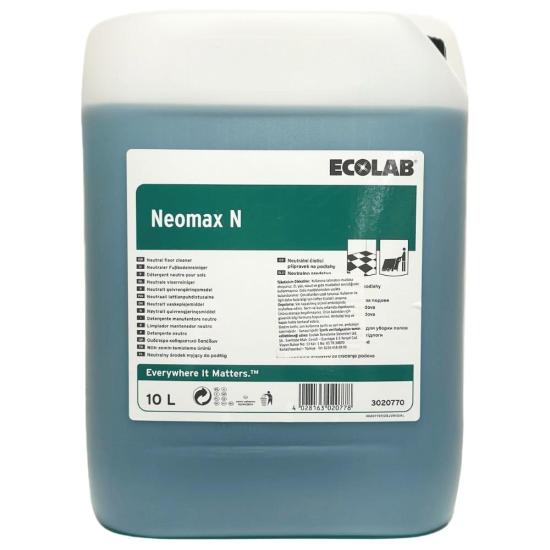 Ecolab Neomax N 10 LT - Otomatlarda Kullanıma Uygun, Cilalı ve Parlak Yüzeyler İçin Nötr Temizlik & Bakım Ürünü