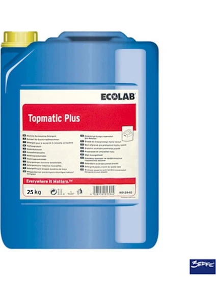 Ecolab Topmatic Plus 20 Lt - Endüstriyel Bulaşık Makinaları İçin Klor Katkılı Sıvı Deterjan